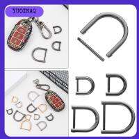 YUOINAQ DIY โลหะ ถอดออกได้ สายรัดไหล่ ขั้วต่อสายรัดกระเป๋า หัวเข็มขัดแหวนสกรู D Ring Buckle ห่วงกระเป๋า เข็มกลัด