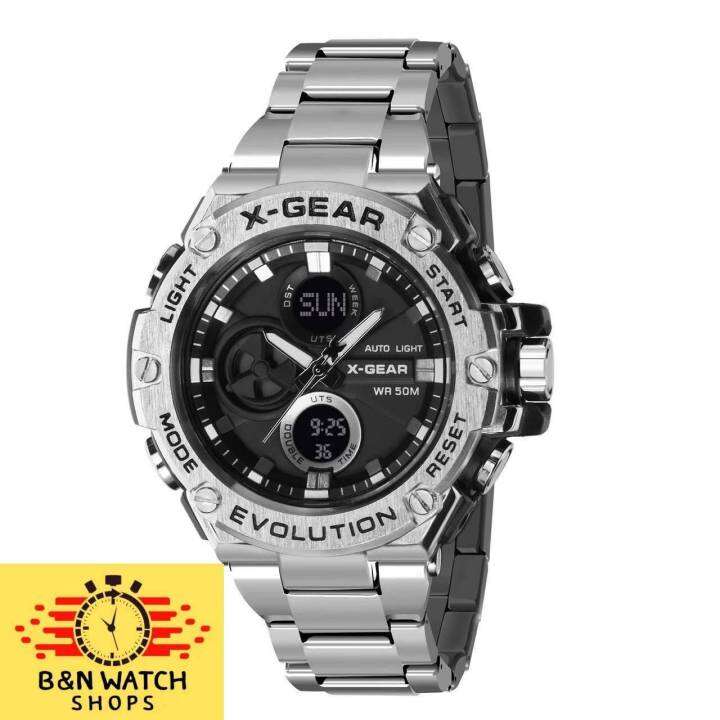 นาฬิกา XGEAR สายสแตนเลส ชาย Lazada.co.th