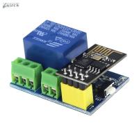 CALOCH 5V สวิตช์รีเลย์ ESP8266 ESP01 ESP-01S โมดูลรีเลย์ WiFi สมาร์ทโฮมรีโมทคอนโทรลโมดูลรีเลย์สวิตช์โมดูลไร้สาย