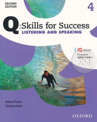 Bundanjai (หนังสือคู่มือเรียนสอบ) Q Skills for Success 2nd ED 4 Listening Speaking Student s Book iQ Online (P)
