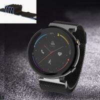 ✿┇ Inteligentna bransoletka do zegarka pasek do zegarka Amazfit 2 A1807 zegarek metalowa opaska magnetyczna na nadgarstek do Huami Amazfit A1807 Verge 2