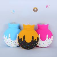 400ml Donut Hand Warm Rubber Hot Water Bottle Water Explosion-Proof Hot Water Bottle Hot Handbag Portable Girls Pocket Hand