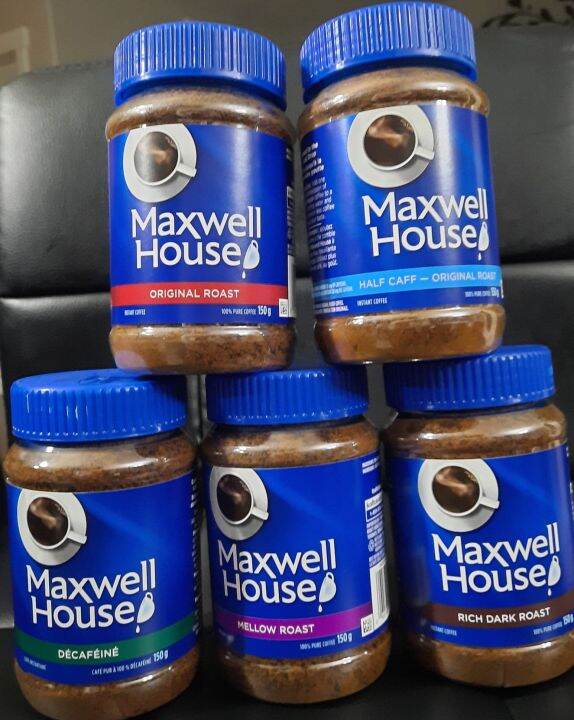 NEW And ORIGINAL - Maxwell House Instant Coffee 150 G ( Original Roast ...