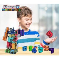 Transformers Pocket Morphers Number 0-9 Number 0-9 Emco MEGA BOTZ