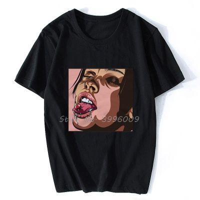 T Shirt Hot Sexy Lollipop Pop Art Lichtenstein Warhol Art Men Cotton T Shirt Hip Hop Tees Tops Tshirt Harajuku Streetwear