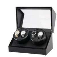 TP Watch Winder กล่องหมุนนาฬิกา ออโตเมติก แบบอโตเมติก 4 เรือน สีดำ/สีดำ