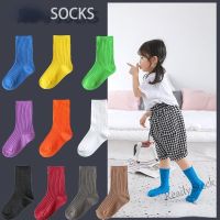 【hot sale】 ❁▣☈ C10 New Baby Boys Girls Socks Cotton Breathable Soft Newborn Infant Socken Children Long Socks Kids Knee High Socks School