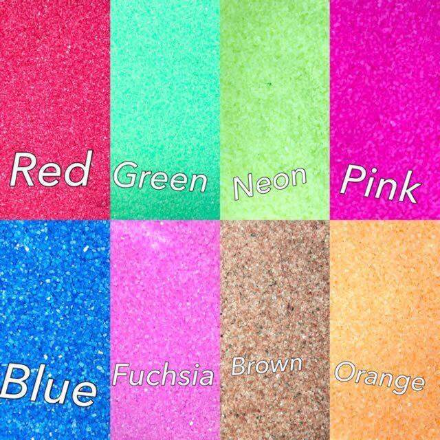 Colored silica Sand 2kg bag (Orange) Lazada PH
