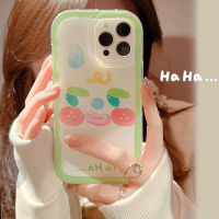 LEWOTE เคสมือถือลายตลกน่ารักสำหรับ iPhone 14 13 12 11 Pro Max เคส Casing Ponsel คลุมทั้งหมดตัวปกป้องกล้องถ่ายรูปสาวแบบนิ่มสไตล์ฝาครอบซิลิโคน TPU INS