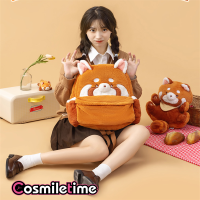 Red Panda Cute Lolita Plush Single Shoulder Bag Messenger Bag Backpack Schoolbag Cosplay Childrens Toys For Girl Xmas Gifts