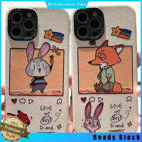 เคสนิ่มลายตัวการ์ตูน Zootopia เข้ากันได้กับ Iphone 14/13/12/11ซีรีส์ฝาครอบโทรศัพท์มือถือ