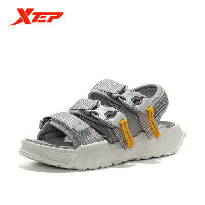 Xtep Mens Summer Sandals 2021 Summer New Fashion Comfortable Casual Sports Sandals Breathable Beach Shoes 0510