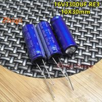 10pcs/20pcs 16v 3300uF ELNA RE3 16V3300UF 10x30mm Audio capacitor 3300uF 16V 85 degrees Blue shells New Genuine