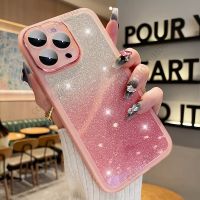 ฝาครอบหลังซิลิโคนเคสนิ่ม TPU สำหรับ iPhone 15 13 Pro Max 13ProMax 13Mini 15Plus 15ProMax IPhone13 IPhone15เคสมือถือโปร่งแสงดาวกากเพชรส่องแสงเป็นประกายวิบวับดาว