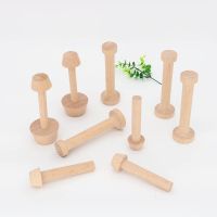 Double Side Wooden Egg Tart Tamper S/M/L DIY Baking Supplies 1Pcs Portable Eggtart Mold Pastry Pusher Kitchen Tools