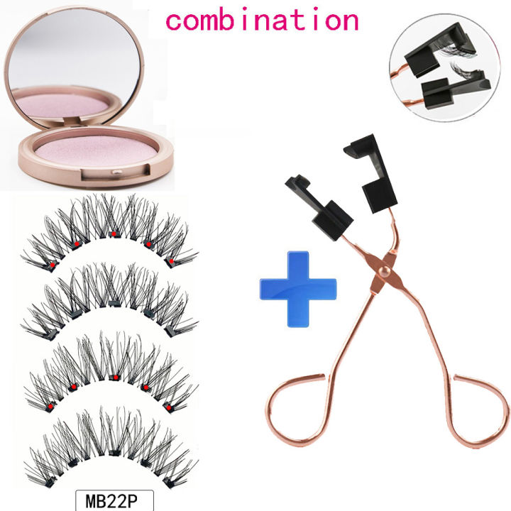 mb-5-magnetic-eyelashes-magnetic-soft-nature-reusable-mink-lashes-with-applicatorclip-3d-ขนตาปลอม-magnetique-faux-cils