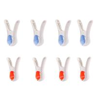 Towel Clips 4pcs Large Opening Clips Clamps Strong Grip Holder Quilt Drying Laundry Clothes Pegs for Summer Beach Chairs Pool Outdoor Quick Drying charming