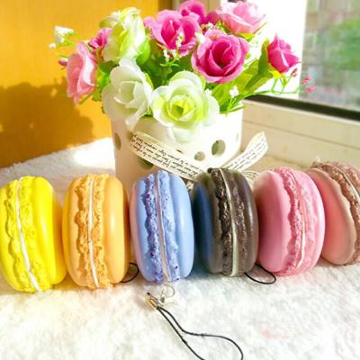 【SALE】 anskukducha1981 1ชิ้น Kawaii นุ่มขนม Macaron Squishy น่ารักโทรศัพท์มือถือเสน่ห์สายรัดที่สำคัญสีสุ่มขนาด: เส้นผ่าศูนย์กลาง: 2.5เซนติเมตร/สูง2เซนติเมตร