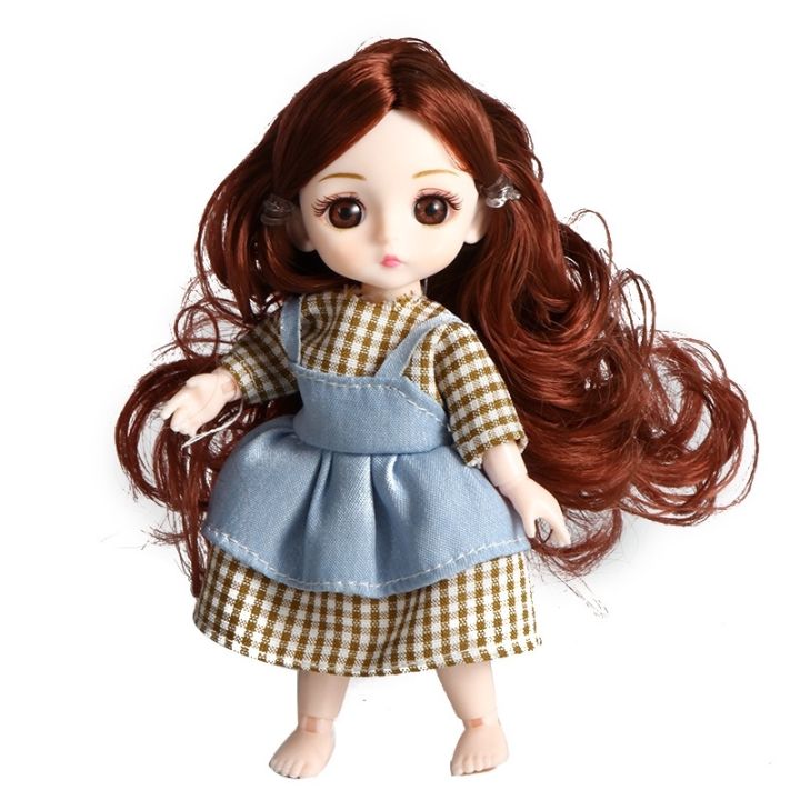 ready-stock-ตุ๊กตา-ผิวขาวหน้าเกาหลี-ตาแก้วมีขนตา-ขนาด-16-cm-ตุ๊กตาทารก-ตุ๊กตาบาโบลี่-ตุ๊กตา-ของเล่น