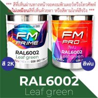 สี RAL 6002 Leaf green