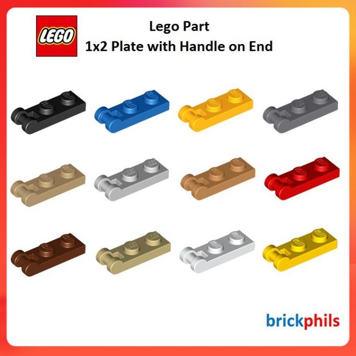 Lego Part 60478 - 1x2 Plate with Handle on End (5pcs per Lot) | Lazada PH