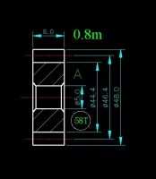 Holiday Discounts 0.8M 58T/Hole 5Mm 6Mm 8Mm 10Mm/Width 8Mm/For Meat Grinder Parts Etc.