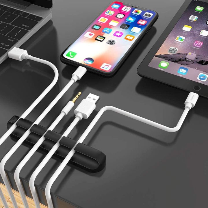 silicone-usb-cable-organizer-cable-winder-desktop-tidy-management-clips-cable-holder-for-mouse-headphone-wire-organizer