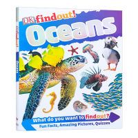 DK small discovery ocean English original DK findout oceans English childrens English Popular Science Encyclopedia hardcover original book