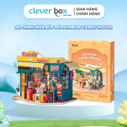 Mô Hình Nhà Búp Bê Tự Làm Bằng Gỗ DIY Robotime Rolife Rainbow Candy House