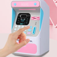 Machine Cash Box Without Electric Auto Scroll Paper Banknote Kids Gift Electronic Piggy Bank Simulated Face Recognitionsale 2021