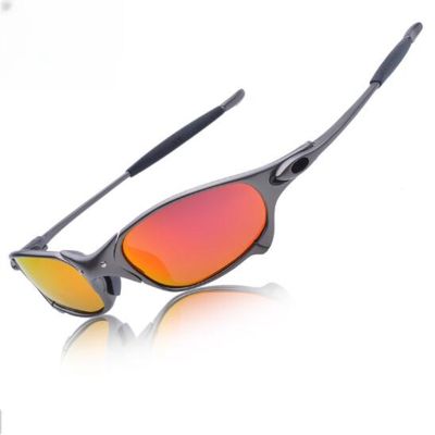 แว่นตาขี่โลหะแว่นกันแดดใส่ตกปลา UV400แว่นตากันแดดขี่จักรยานโพลาไรซ์ชาย MTB B2-2