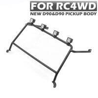 สแตนเลสหลังคาม้วนกรงกับสปอตไลสำหรับ RC4WD ใหม่2015 D90 SVU D90รถกระบะ RC รถบรรทุกเชลล์การปรับเปลี่ยนชุด