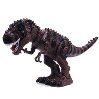 9in ไดโนเสาร์ไฟฟ้าของเล่นจำลอง T-Rex กับเดินคำรามป้องกันการชนกันปฏิสัมพันธ์ของเล่นเด็กพรรคที่ชื่นชอบ