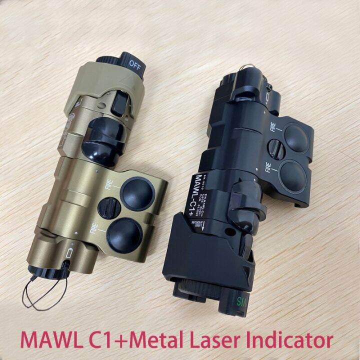 Tactical MAWL C1+ RedGreen Laser Pointer CNC Metal Outdoor Hunting Air