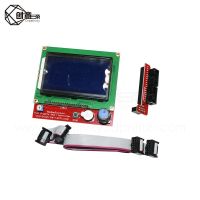 1Pc RAMPS 1.4 LCD 12864 Ramps Smart Parts Controller แผงควบคุม LCD 12864แสดงผลเมนบอร์ด Blue Screen Module