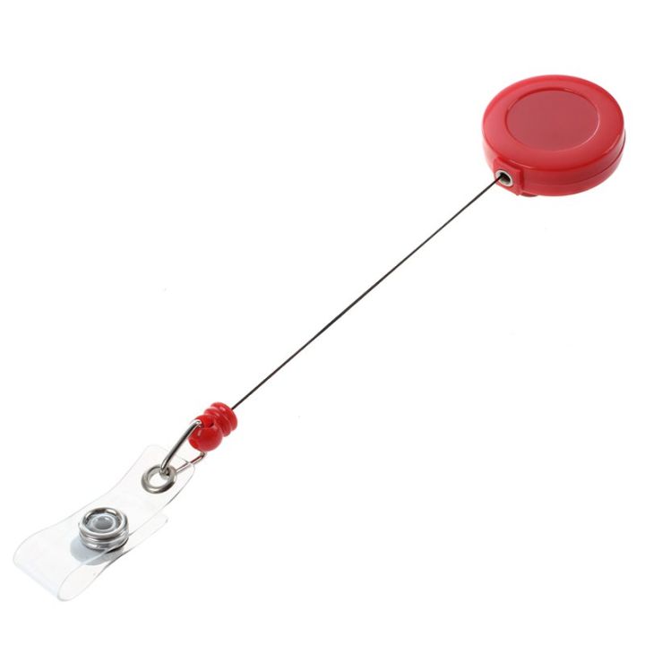 recoil-retractable-yo-yo-key-ring-pull-chain-belt-clip-id-card-holder-ski-pass