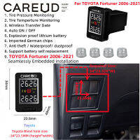 CAREUD U912-WF-S รถ TPMS ภายนอก Car รถ TPMS Car ระบบการตรวจสอบแรงดันยางรถยนต์สำหรับรถยนต์โตโยต้าฟอร์จูนเนอร์2016-2021ต้องมีรูบอดขนาดช่อง34*23.5มม. (สูง * กว้าง)