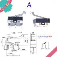 กุญแจสวิตช์สวิตช์สัมผัสแบบจำกัดการเดินทางขา1a125v 3อันสวิตช์ไมโครขนาดเล็ก2ชิ้น