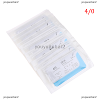 youyuanbai2 12pcs dental surgical Needle ผ้าไหมแพทย์ด้ายเย็บชุดฝึกผ่าตัด