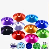 5-10pcs m3 M4 M5 M6 M8 Aluminum  colorful countersunk umbrella head washer gasket Printing Stamping