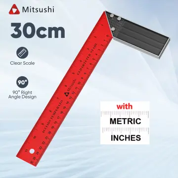 Right Angle Ruler(250mm) L Shape Square Ruler for Professional