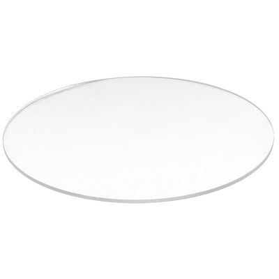 Transparent 3mm thick Mirror Acrylic round Disc