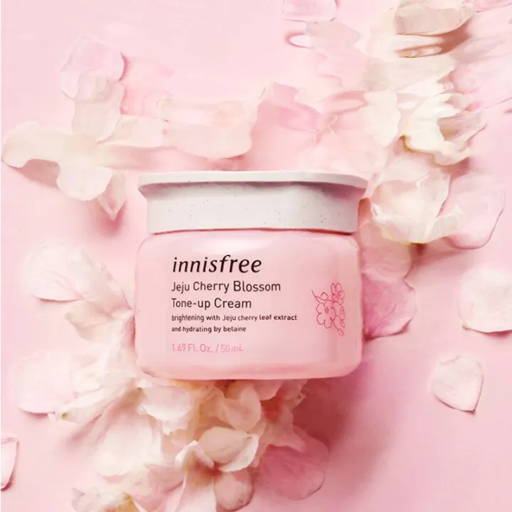 korean skin care innisfree Jeju Cherry Blossom Tone up Cream 50ml K