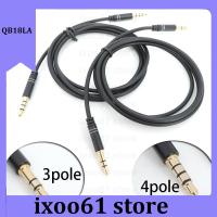 ixoo61 store 3Pole 4 Pole Aux Cable Male To 3.5Mm Jack Male Stereo Headphone Cable Jack 3.5 Aux Audio Cable Cord For Phone Earphone