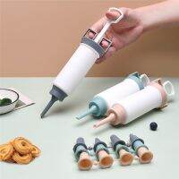 【CC】❉❒  Manual Airbrush Decorating Gun Pastry Piping Nozzle Fondant Chocolate Cookie Baking Tools