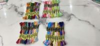 Variegated Cotton Embroidery Floss 6 Strands  8 Meters Per Skein Color Variation Cross Stitch Thread 41 DMC Colors In 4 Sets Knitting  Crochet