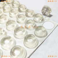 ???3-3% 12 PCS CLEAR self adhesive stopper ยางกันกระแทกตู้กันชนซิลิโคน