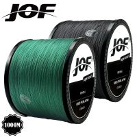 JOF สายเบ็ดตกปลาแบบเกลียว300ม. 500ม. 1000ม. 4เส้นสายตกปลา Multifilament ลวด10-82lb เอ็นตกปลาคาร์พ