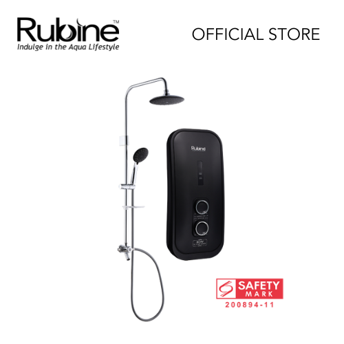 Rubine 3388 Electric Instant Water Heater With Rainshower & Dc Pump 