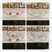 1 X Customized Date Banner Save the date Wedding Photo Prop Sign Hanging Bunting Garlands Banners Streamers Confetti